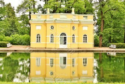House on the lakes bank