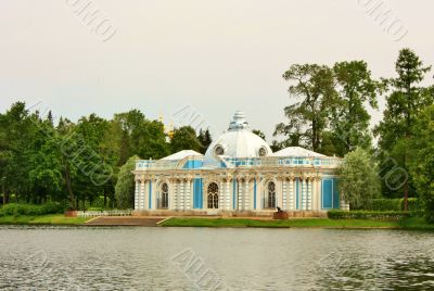 Pavilion `Grotto` in the Catherine Park of Tsarskoye Selo