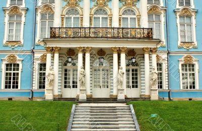 Entrance into baroque palace