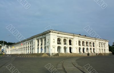 White building of the nineteenth century