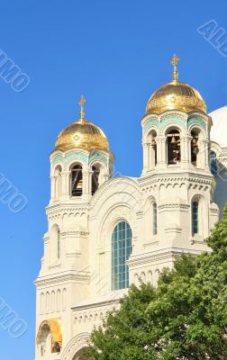 Domes of the Naval Cathedral of St. Nicholas 