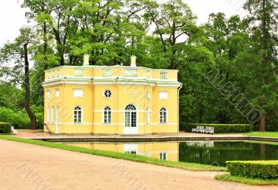 House on the lakes bank