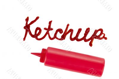 ketchup and squeezed dispenser