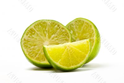 Variety of Lime Slices