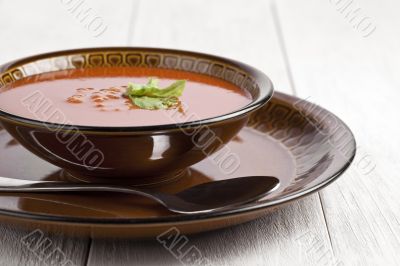 bowl of tomato soup