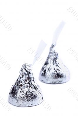 two chocolate kisses two chocolate kisses