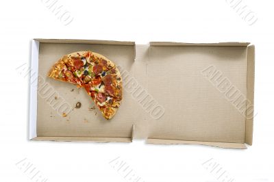 pizza pie in box