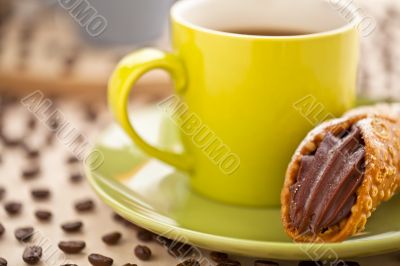cookie cream and coffee cookie cream and coffee