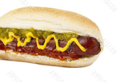 american hotdog sandwich
