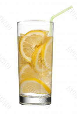 orange drink with slices of orange