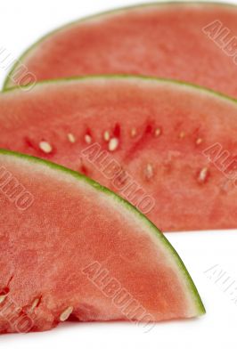 slices of watermelon close up slices of watermelon close up