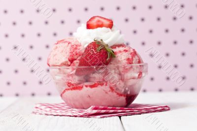 melted strawberry ice cream melted strawberry ice cream