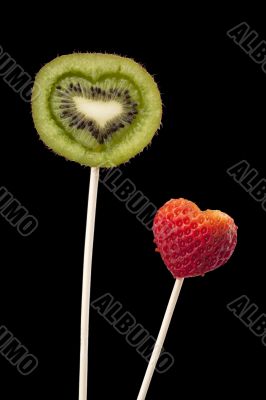 strawberry and kiwi fruits strawberry and kiwi fruits