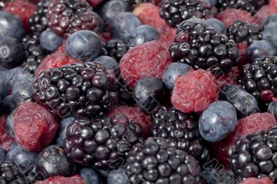 blueberries blackberries and raspberry fruits