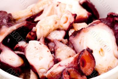 Octopus slices