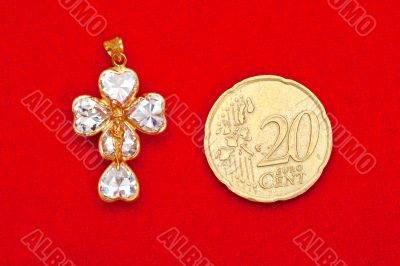 Pendant of a crucifix