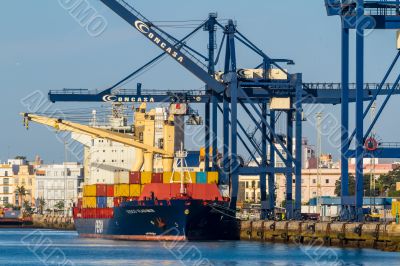 Cargo ship Fesco Vladimir