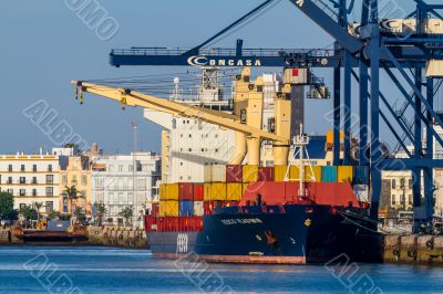 Cargo ship Fesco Vladimir