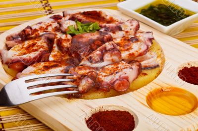 Octopus slices