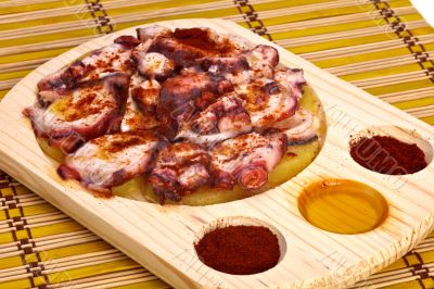 Octopus slices
