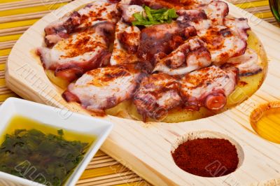 Octopus slices