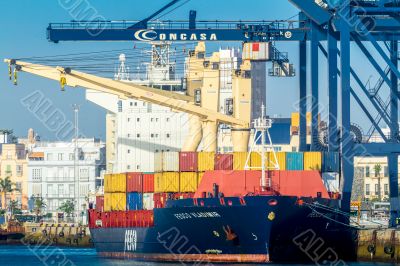 Cargo ship Fesco Vladimir