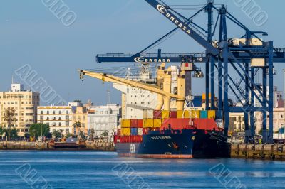 Cargo ship Fesco Vladimir