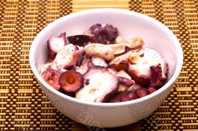 Octopus slices