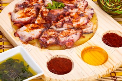 Octopus slices