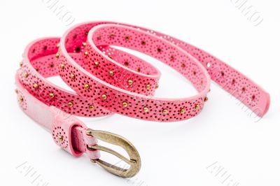 Pink women belts
