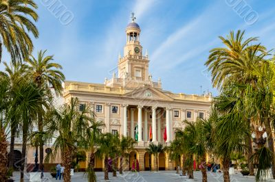 City hall of Cadiz, Spain