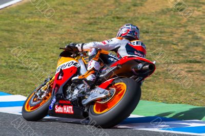 Dani Pedrosa pilot of MotoGP 