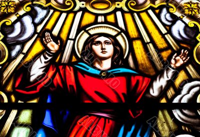 Stained glass window