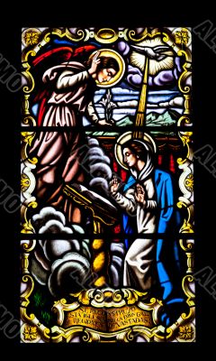 Stained glass window