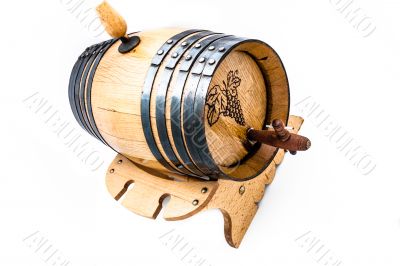 Barrel of wine