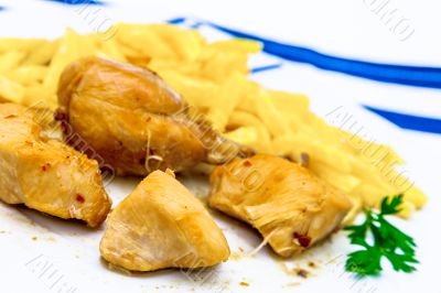 Chicken with potatoes