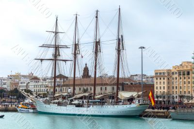 Ship Juan Sebastian de Elcano