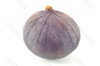 Fresh figs on a white background