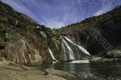 Ezaro Cascade in Galicia, Spain