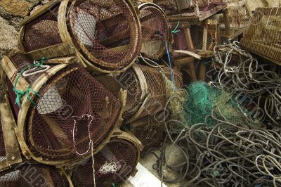 Creels and net fishing