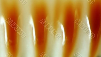 Red and white stains