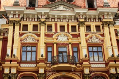 Facade of  luxury building