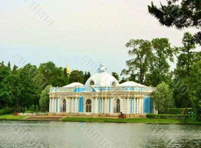 Pavilion `Grotto` in the Catherine Park of Tsarskoye Selo