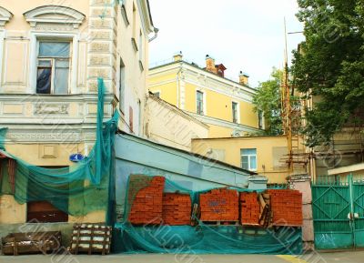 Buildings are renovated