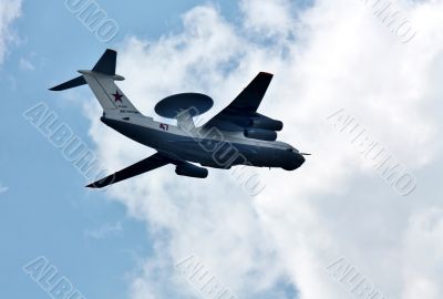 Russian military aircraft &ldquo;A-50 &rdquo; in flight