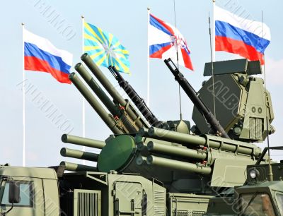 Weapons of anti-aircraft defense  ` Pantsir-S1`