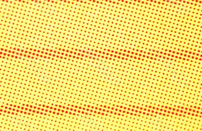 Colorful pattern on a yellow background