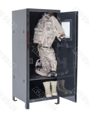 Soldier Gear in Locker