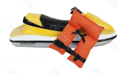 Ski Jet and Life Vest