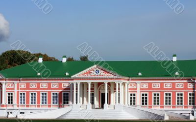 Kuskovo estate. Facade of the ducal palace 